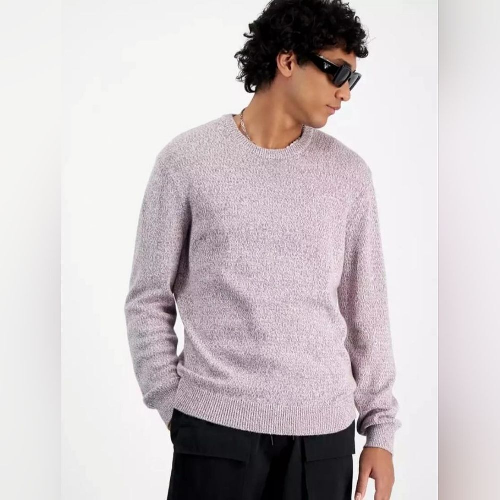 Men's Mode Of One Light Purple Sweater